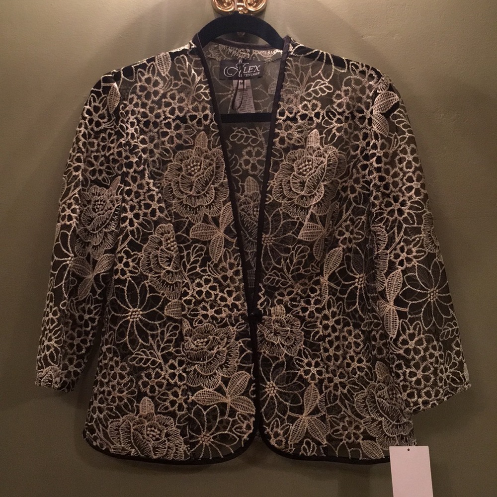 A dressy evening wear jacket.